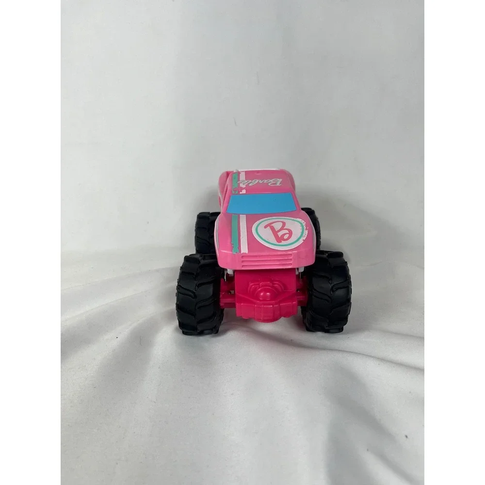 Hot Wheels Barbie Monster Truck RC Vehicle Pink White HNV02 HGV84R No‎ Remote
